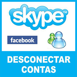 Desconectar Skype Facebook MSN Messenger
