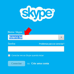 Apagar Nome Skype