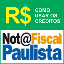 Utilizar créditos Nota Fiscal Paulista
