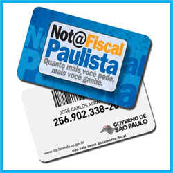 Cartão Nota Fiscal Paulista
