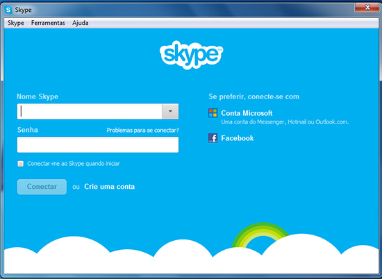 Login Skype Entrar