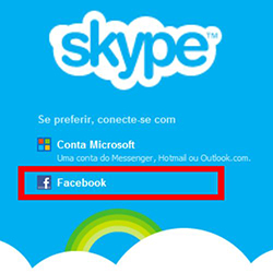 Conectar Skype Facebook